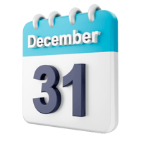 Calendar Dec 31