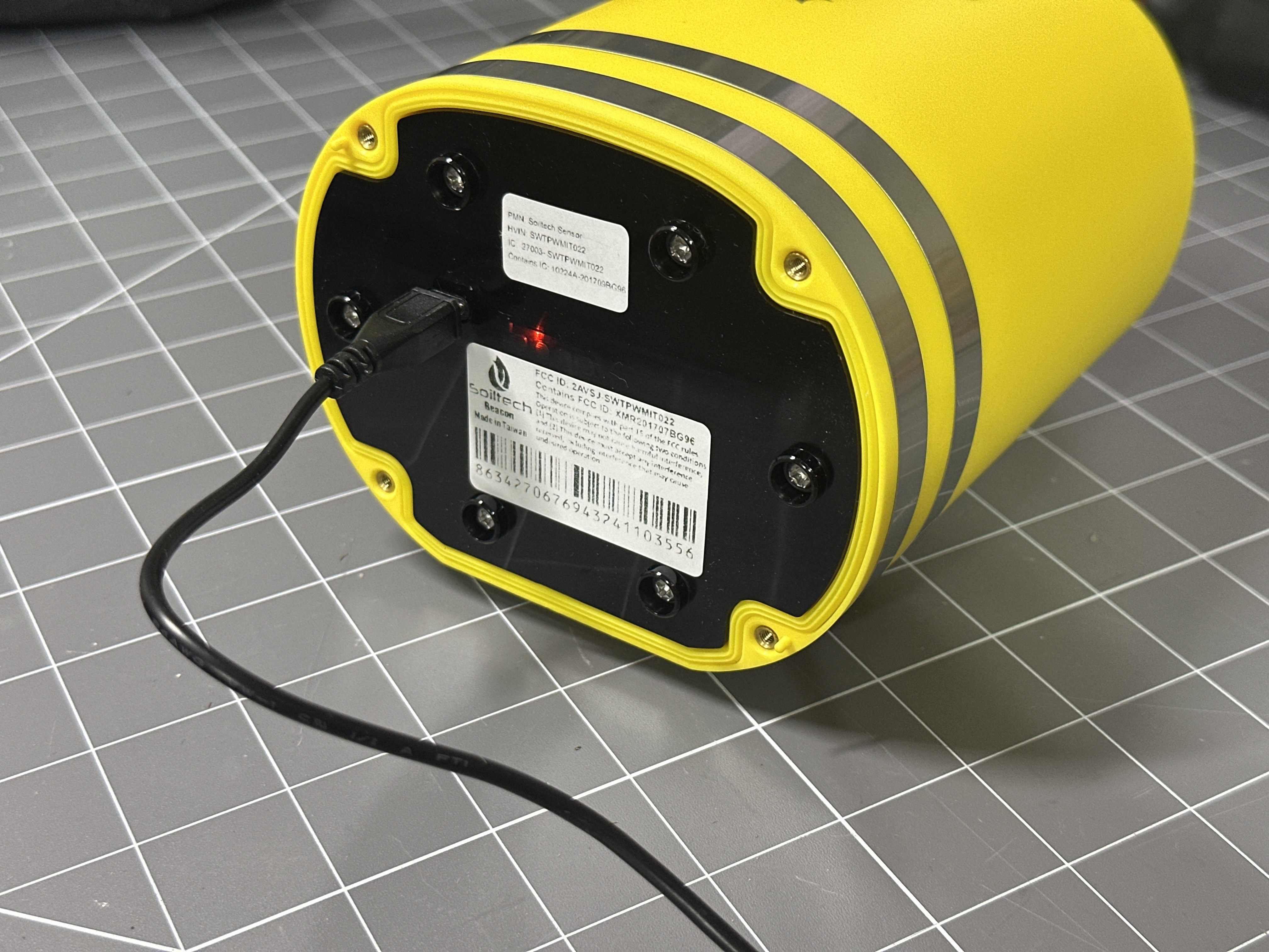 Battery plugged in
